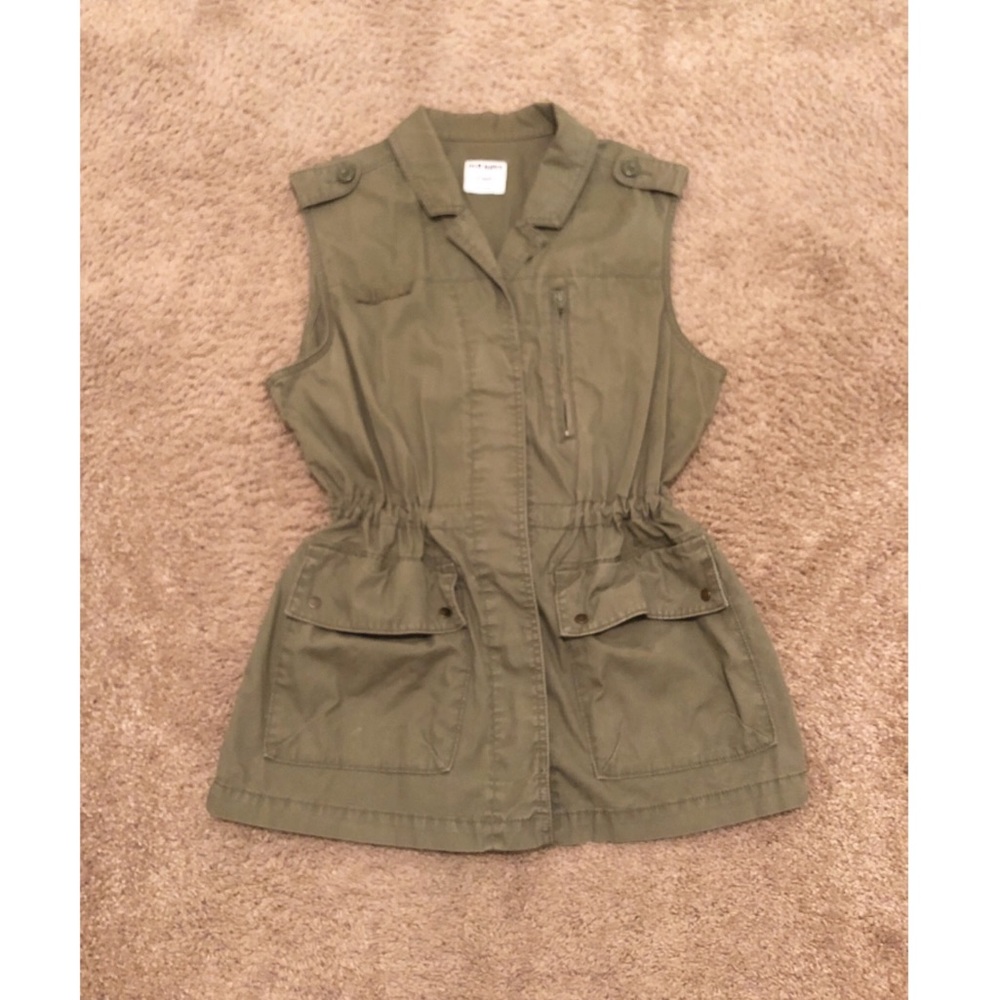 Olive Utilitarian Vest